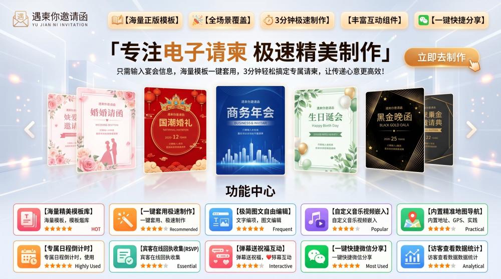 零门槛搞定同学聚会！新手也能上手的电子邀请函制作教程
